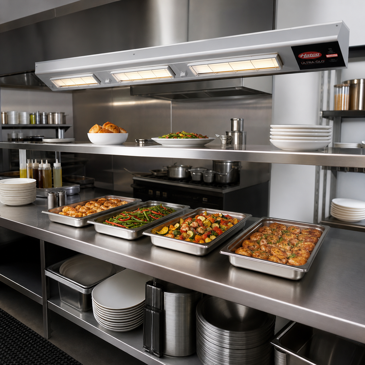 Product image #2 for Hatco Ultra-Glo 66-Inch Double Lighted Infrared Food Warmer