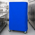 Thumbnail image #2 for Heavy-Duty Blue Nylon Wire Cart Cover with Velcro Flap for 18 x 72 x 63 Inch Carts