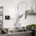 Thumbnail image #2 for equip 5PR-8W18 8 Inches Wall-Mount Pre-Rinse Unit with 18 Inches Add-On Faucet & 44 Inches Flexible Hose