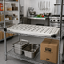 Thumbnail image #2 for Metro Super Erecta 36 x 24 Inch Stainless Steel Louvered Embossed Shelf with Raised Ship's Edge
