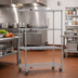 Thumbnail image #2 for Eagle Group 4-Tier 36-Inch W x 21-Inch D Chrome Wire Dolly Truck with 5-Inch Poly Swivel Casters