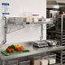 Thumbnail image #2 for Quantum Cantilever Wall-Mount Wire Shelving Unit with Single Shelf, 42 x 14 Inches, Chrome Plated