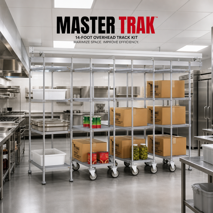 Product image #2 for Master Trak 14-Foot Overhead Track Kit for High-Density Storage Systems
