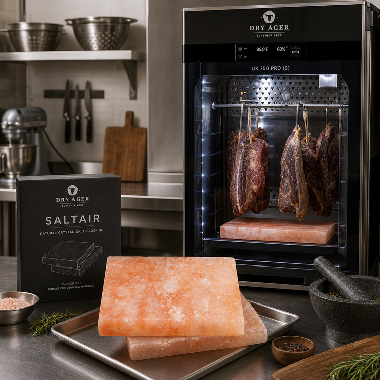 Product image #2 for DRY AGER SALTAIR 2-Piece Natural Crystal Salt-Block Set for UX 750 PRO (S) Curing Cabinet