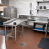 Thumbnail image #2 for Left-Hand Island Soiled Dish Table with Pre-Rinse Sink, 84-Inch Machine-to-Corner, 60-Inch Corner-to-End, 16/430 Stainless Steel