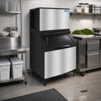 Thumbnail image #2 for Koolaire KDT0400W Cube Ice Maker, Full-Size Dice Cubes, Water-Cooled, Self-Contained, 425 lb/24 hr, 30 in Wide