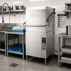 Thumbnail image #2 for Hobart Warewash AM16-BAS-8 High-Temp Universal Door-Type Dishwasher, 60 Racks/Hour, Smart Touchscreen