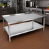 Thumbnail image #2 for John Boos Stainless Steel Equipment Stand with Adjustable Undershelf, 72 x 30 x 24 Inches