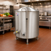 Thumbnail image #2 for Legion 80-Gallon Stationary Direct Steam Kettle, 2/3 Jacketed, 304 Stainless Steel