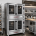 Thumbnail image #2 for Southbend Platinum Series Full-Size Double Deck Gas Convection Oven with Touchscreen Controls and Dependent Glass Doors