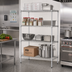 Thumbnail image #2 for Metro Super Erecta Convenience Pak Chrome Plated Stationary Wire Shelving Unit, 36