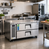 Thumbnail image #2 for Everest Refrigeration 48-3/8-Inch 2-Drawer Chef Base Refrigerator, Self-Contained Side-Mounted, 115V