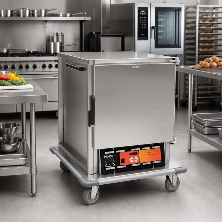 Product image #2 for Panco Extended Undercounter Heated/Proofing Holding Cabinet, Non-Insulated, Solid Door, Universal Wire Slides, 120V