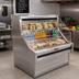 Thumbnail image #2 for Howard-McCray 35E Series Remote Straight Open-Air Merchandiser, 75 Inch, Low Profile, Stainless Steel, 44 Inch H