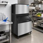 Thumbnail image #2 for Koolaire KYT0300A Half-Dice Cube Ice Machine, Air-Cooled Self-Contained, 330 lb/24 hr, 30 in Wide, ENERGY STAR