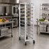 Thumbnail image #2 for Channel Lifetime Tough Heavy-Duty Aluminum End-Load Platter Rack Cart for 5 12.5-Inch Platters, 36-Inch High
