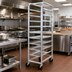 Thumbnail image #2 for Channel Manufacturing Mobile All-Welded Aluminum End-Load Platter Rack, 5-Platter Capacity