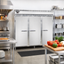 Thumbnail image #2 for Continental Refrigerator Designer Line DL3WE-SA Extra Wide Three-Section Heated Holding Cabinet