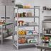 Thumbnail image #3 for Cambro Camshelving Premium 5-Tier Vented Stationary Starter Polymer Shelving Unit, 21-Inch Deep x 30-Inch Long x 64-Inch High, Speckled Gray
