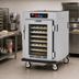 Thumbnail image #2 for Metro C5 9 Series Mobile Half-Height Pass-Thru Controlled Humidity Heated Holding and Proofing Cabinet with Solid and Glass Doors