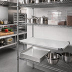 Thumbnail image #2 for Metro Super Erecta 2136FG Flat Solid Galvanized Shelf, 36"W x 21"D, Raised Ship's Edge
