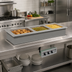 Thumbnail image #2 for Advance Tabco Slim Series 3-Well Drop-In Electric Hot Food Well with Drains, 120V
