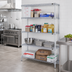 Thumbnail image #2 for EAGLEbrite 4-Tier Add-On Wire Shelving Unit, 48 x 21 x 63 Inches, Zinc Finish
