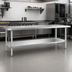 Thumbnail image #2 for Stainless Steel Undershelf for 60-Inch Wide x 18-Inch Deep Work Table