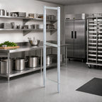 Thumbnail image #2 for Fermod Fermostock 6425511180-R1 71-Inch x 22-Inch Stationary Shelving Upright, Anodized Aluminum, Adjustable Feet