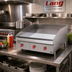 Thumbnail image #2 for Lang LG Series 72-Inch Extended Depth Gas Countertop Griddle with Chrome Griddle Plate and Solid State Controls