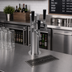 Thumbnail image #2 for Krowne Triple Faucet Glycol-Cooled Countertop Beer Tower, 15 Inch, Brushed Stainless Steel