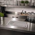 Thumbnail image #2 for Eagle Spec-Bar Drop-In Stainless Steel Glass Rinser Trough
