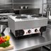 Thumbnail image #2 for Nemco 24-Inch 4-Burner Electric Countertop Hot Plate, 240V