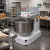 Thumbnail image #2 for BakeMax BMSM320 705 lb 2-Speed Floor Model Fixed Bowl Spiral Dough Mixer