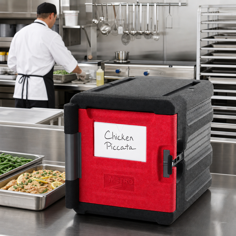 Product image #2 for Metro Mightylite ML300 Front-Load Insulated Food Pan Carrier, 4-Pan Capacity