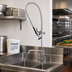 Thumbnail image #2 for equip 4-Inch Centers Deck Mount Pre-Rinse Unit with 12-Inch Add-On Faucet