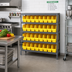 Thumbnail image #2 for Quantum Heavy-Duty Stationary Wire Shelving Unit with 5 Shelves and 32 Included QSB203 Bins, 36