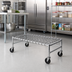 Thumbnail image #2 for Eagle Group Mobile Chrome Wire Dunnage Rack with 5-Inch Casters, 30 x 18 x 14 Inches, 800 lb Capacity