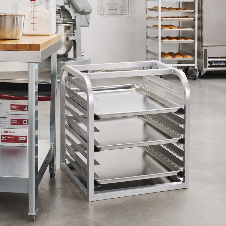 Product image #1 for Channel Manufacturing RIR-10 Heavy-Duty End-Load Reach-In Bun Pan Rack, Aluminum, 10 Full-Size Pan Capacity