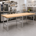 Thumbnail image #2 for John Boos Stainless Steel Baker's Table Frame for 84