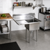 Thumbnail image #2 for John Boos E-Series 1-Compartment Sink with 18-Inch Left Drainboard, 16 x 20 x 12 Bowl