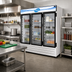 Thumbnail image #2 for Fogel Two-Section Glass Door Reach-In Refrigerator, 65 Cu. Ft., 115V