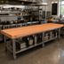 Thumbnail image #2 for Boos Block American Cherry Edge Grain Flat-Top Kitchen Countertop, 108 x 32 x 3 Inches, Varnique Finish