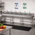 Thumbnail image #2 for 120-Inch Multiwash Freestanding Hand Wash Sink with 6 Faucet Hole Sets and Backsplash
