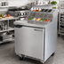 Thumbnail image #2 for Beverage-Air 27-Inch One-Section Topping Prep Table, 6.9 Cu. Ft., 1 Door, Rear-Mounted Self-Contained Refrigeration