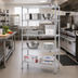 Thumbnail image #2 for Eagle Group 4-Tier Wire Shelving Starter Unit, 24 x 21 x 74 Inches, Chrome-Plated