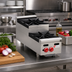Thumbnail image #2 for Achiever 12-Inch Gas Countertop Hot Plate, 60,000 BTU, with 1 Open Burner and 1 Step-Up Burner