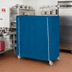 Thumbnail image #2 for Metro 72 x 24 x 54 Inch Mariner Blue Uncoated Nylon Cart Cover for Queen Mary & Banquet Carts