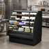 Thumbnail image #2 for Structural Concepts Fusion Curved Glass Refrigerated Full Service Display Case with Lift-Up Front Glass, 75-3/8