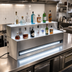 Thumbnail image #2 for Glastender 48-Inch 2-Tier LED Lighted Liquor Display for Glass Ice Display Units